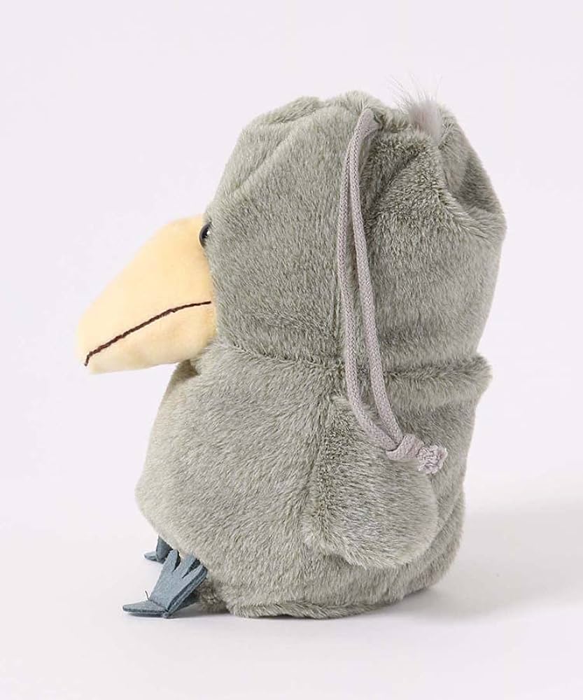 Amazon.co.jp: Bleu Bleuet ハシビロコウ ぬいぐるみ巾着ポーチ